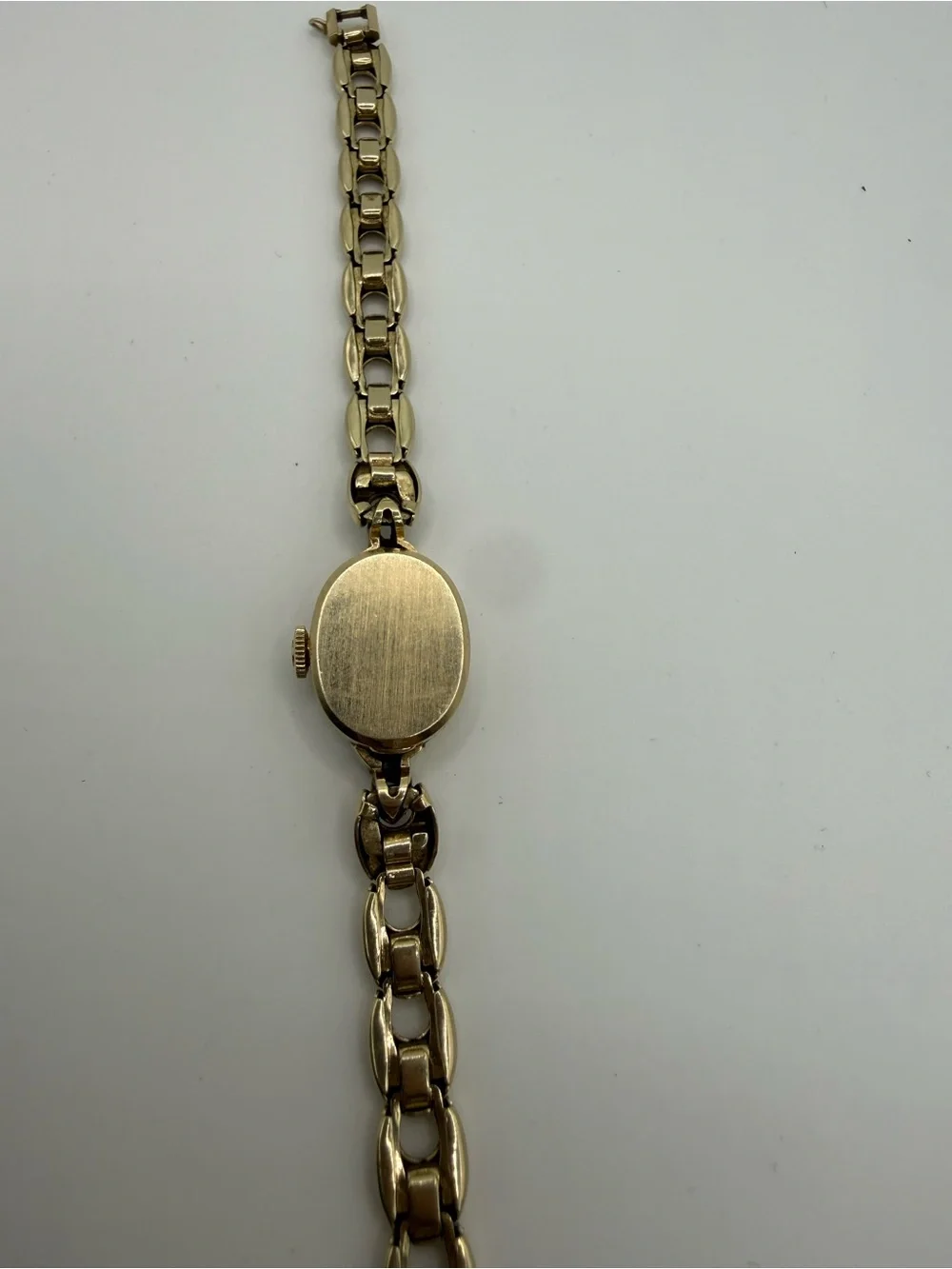 Vintage 1966 Omega 14K Solid Gold Diamond Ladies Watch 23.33g Running
